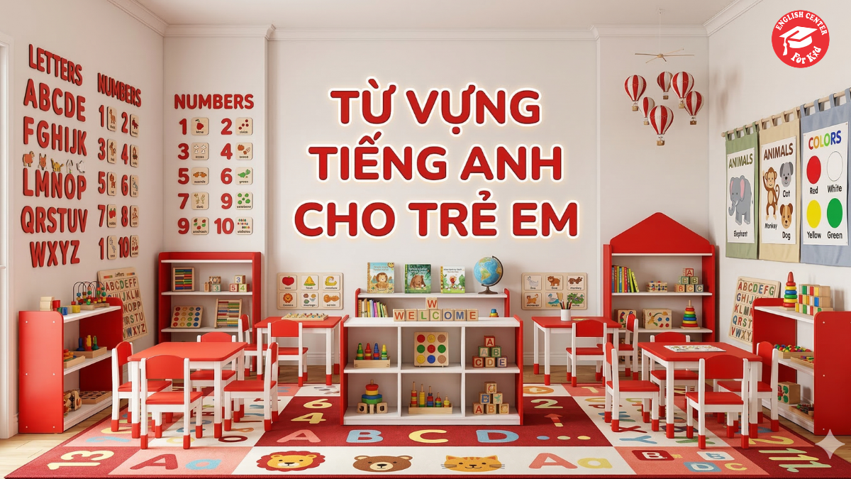 Từ vựng tiếng anh cho trẻ