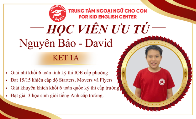 Học viên ưu tú Nguyên Bảo - David