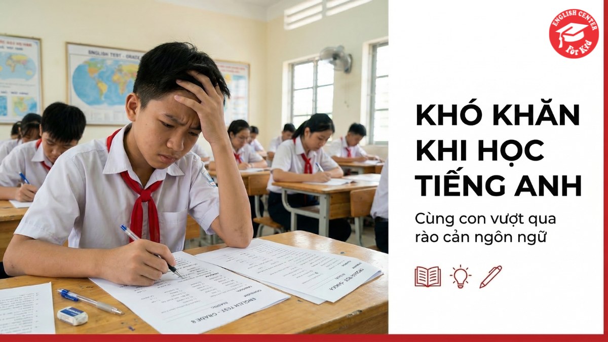 Khó khăn khi học tiếng anh trung học cơ sở