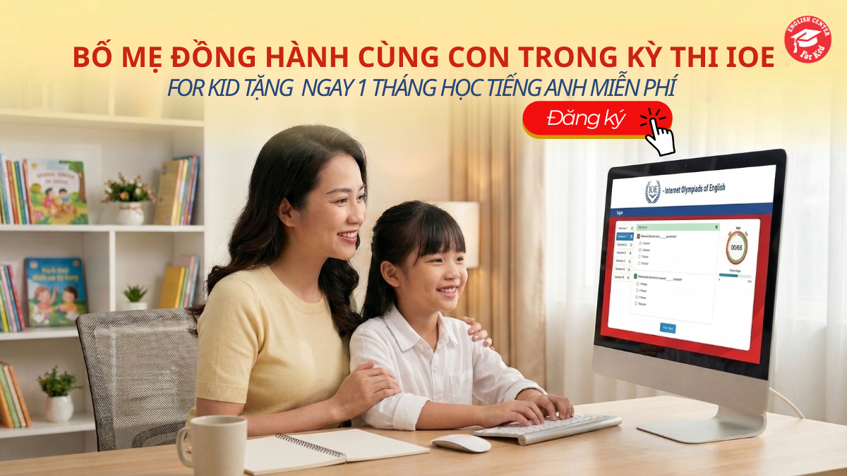 Ba mẹ tìm hiểu IOE là gì để cùng con học tập