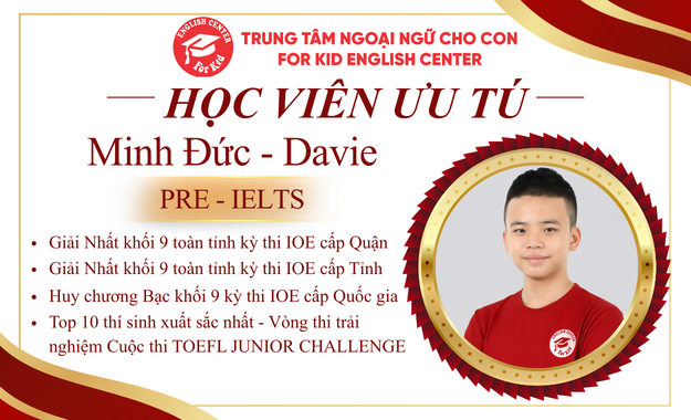 Minh đức (Davie) - Học viên ưu tú