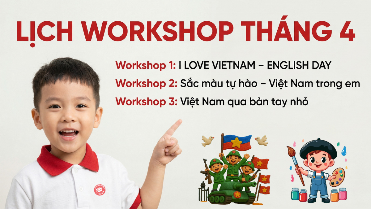 Lịch workshop tháng 4